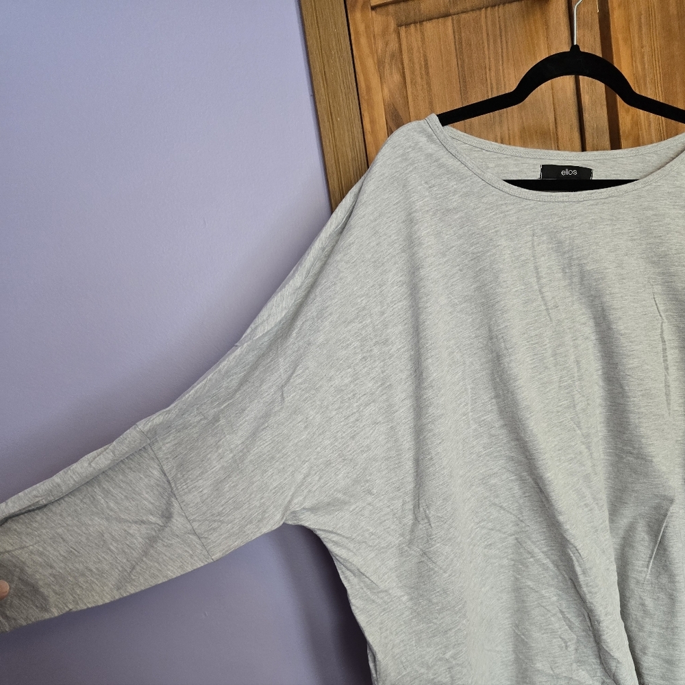 Ellos Heather Gray Long Sleeve Tee